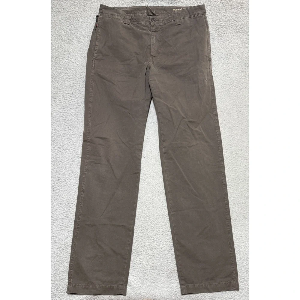 Masons Rescue Troops Ice Breaker Pant Mens size 34x35 Brown FLAWS - See Desc **